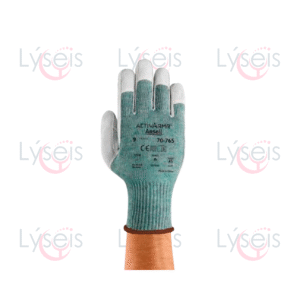 Guante vantage de poly algodón  palma de piel ansell