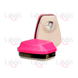 Filtro 60922 3MCartucho dual gases ácidos / P100