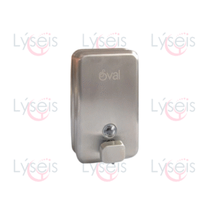 Oval jabonera de acero inoxidable con llave 1 litro