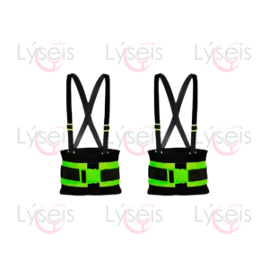 Faja elástica tipo chaleco con tirantes