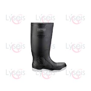 Bota negra/gris, sin casquillo, PVC, 40 cm DRY PRO DP2002