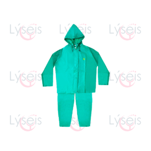 Traje MCR Dominator 3882 impermeable PVC verde 2 piezas