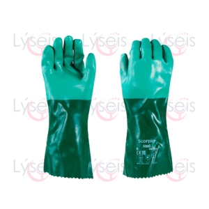 Guante scorpio  de neopreno con acabado rugoso ansell