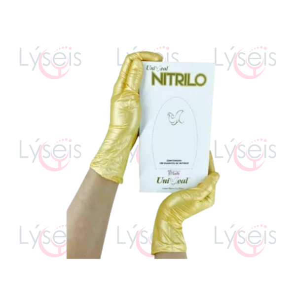 Guantes de Nitrilo ata protección