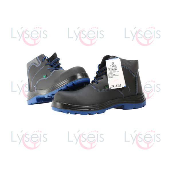 Bota Borceguí Intrepid Vanvien café negro casquillo policarbonato dieléctrica industrial