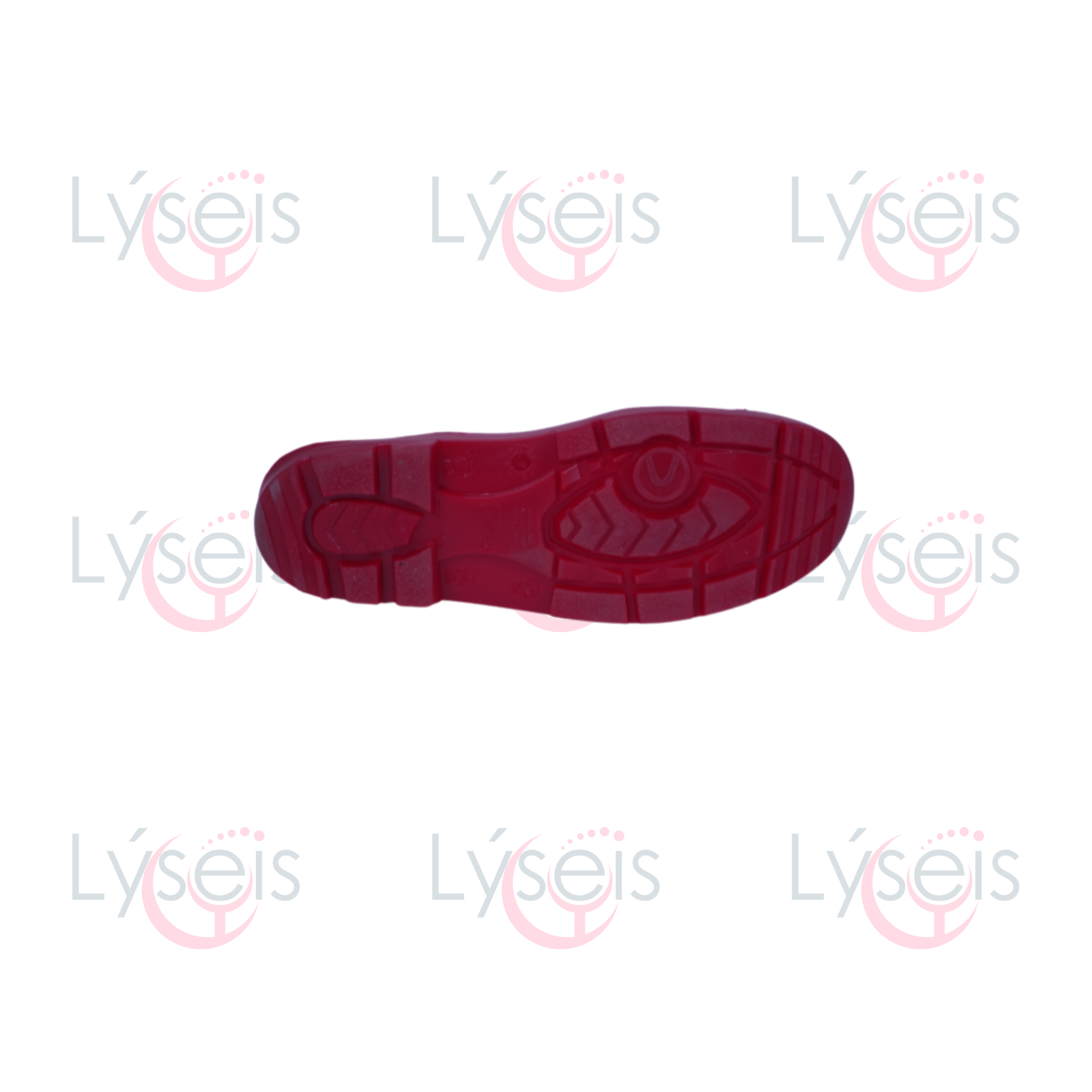 Bota Industrial dri problanca con suela roja