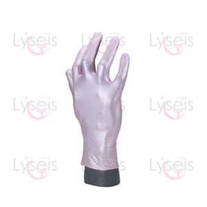 Guantes de nitrilo rosa metálico,Guantes para estética y laboratorios, Guantes Uniseal México