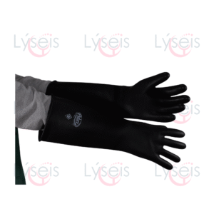Guantes contra ácidos color negro Adex Mod. 450-10